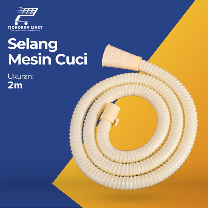 Gambar Selang Sambungan Pembuangan Air Mesin Cuci 2 Meter - 2m dari TjokordaMart undefined Tokopedia
