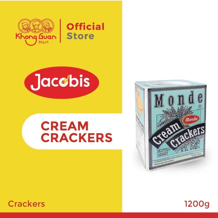Gambar Monde Cream Crackers Kaleng 1200 kg / Kue Kaleng Monde Cream Crackers dari Makin-Jaya88 undefined Tokopedia