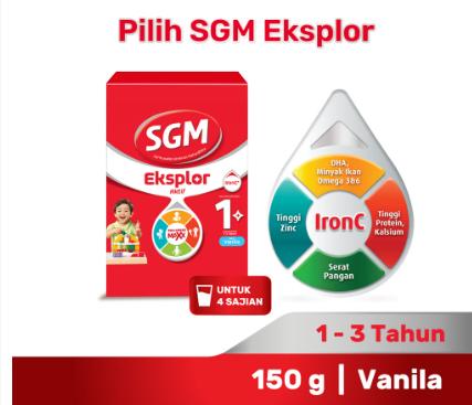 Gambar Sgm Eksplor 1+ Pro-Gressmaxx Susu Pertumbuhan 1-3 Tahun 150G - Madu dari Y OL shop undefined 4 Tokopedia