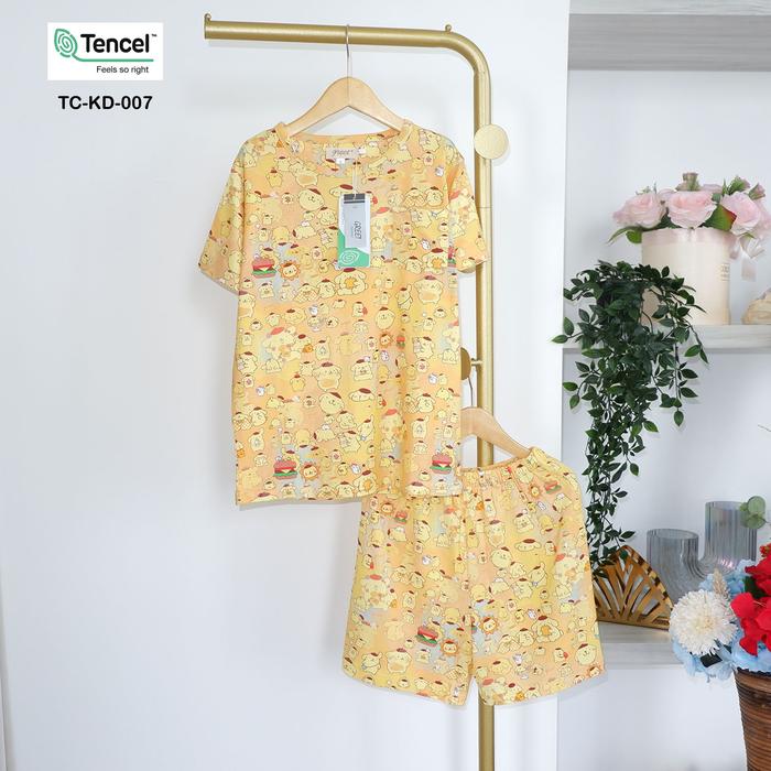 Gambar GREET NIGHT WEAR - PIYAMA PENDEK PENDEK TENCEL ANAK TC-KD-002 / H - TC-KD-007, 8 dari greetnightwear undefined Tokopedia