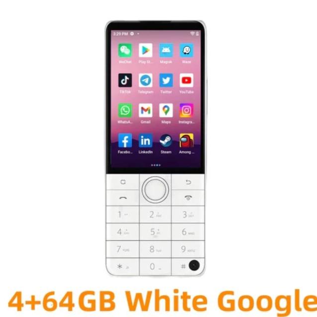 Gambar Qin F22 Pro with Play Store Duoqin 3.54 inch Hp Keypad Smartphone - Putih, 4GB / 64GB dari Al 27 Store.id undefined Tokopedia