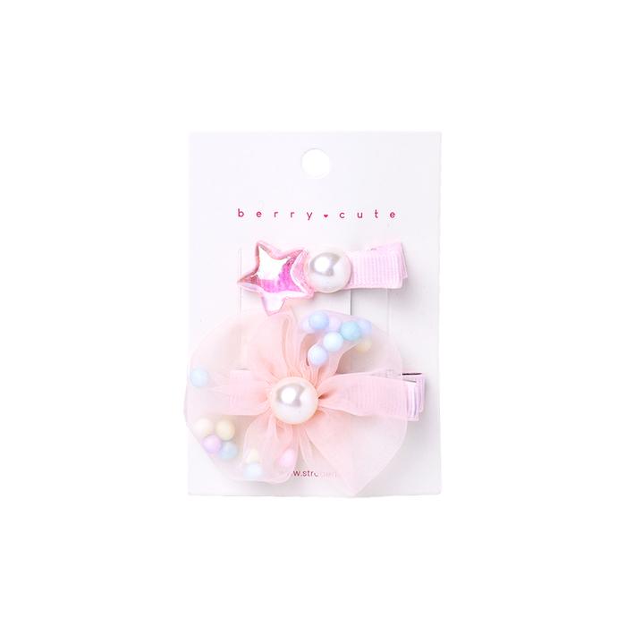 Gambar Stroberi Bow Tulle Star Hair Clip - Pink dari Stroberi Accessories undefined Tokopedia