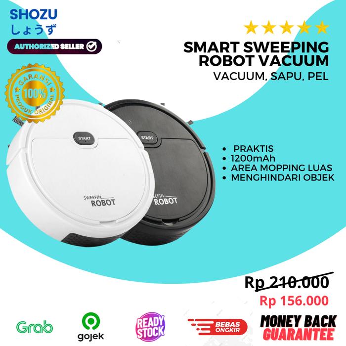 Gambar Vacuum Cleaner Smart Sweepin Robot 3in1 Penyedot Debu Sapu Pel ORIGINA - WHITE dari Shozu Shopping Solutions Jkt undefined Tokopedia