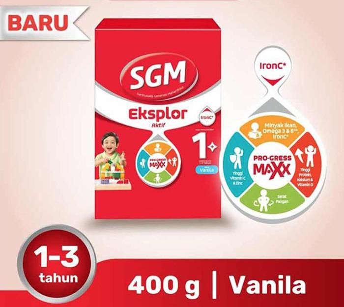Gambar Sgm Eksplor 1+ Pro-Gressmaxx Susu Pertumbuhan 400G - Madu dari K Accesories undefined 4 Tokopedia