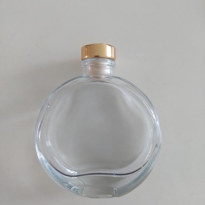Gambar Botol Reed Diffuser Round Flat Clear - 80 mL - Gold dari Java Botol undefined Tokopedia
