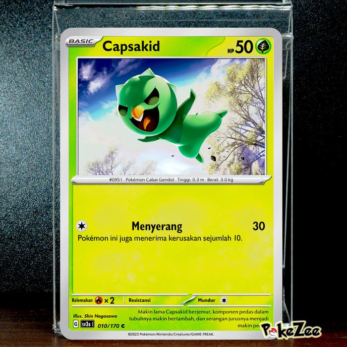 Jual Scovillain dan Capsakid sv3s Kartu Pokemon TCG Indonesia Kilau ...