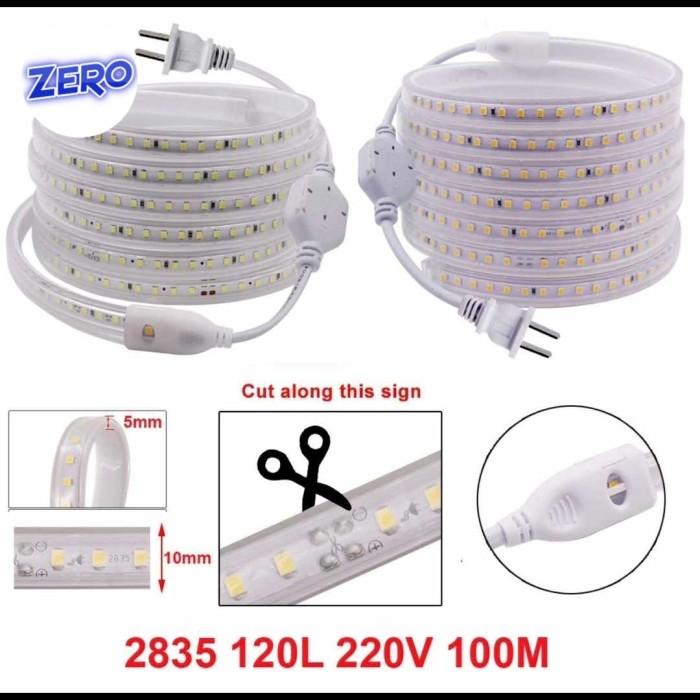 Gambar LAMPU LED STRIP 2835 120L 220V 1M LAMPU SELANG LED 220V SUPERBRIGHT - Putih dari zero elektrik undefined Tokopedia