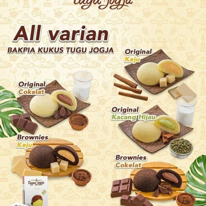 Gambar Bakpia Kukus Tugu Jogja - Original Coklat dari Semar Joyoo undefined Tokopedia