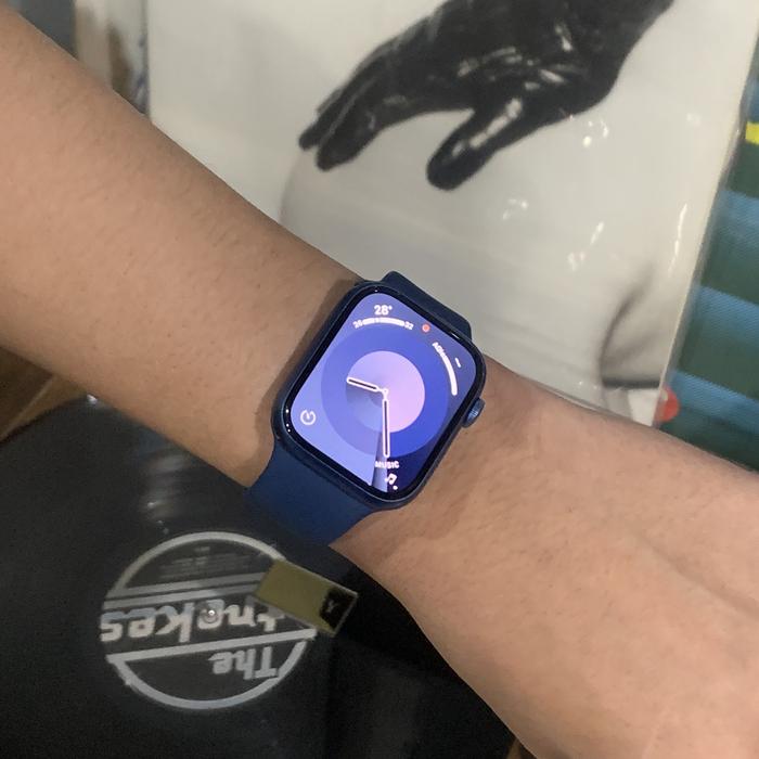 Apple Watch series 7  45mm ブルー　バッテリー90% Apple Watch7ブルーアルミニウムGPS45mm