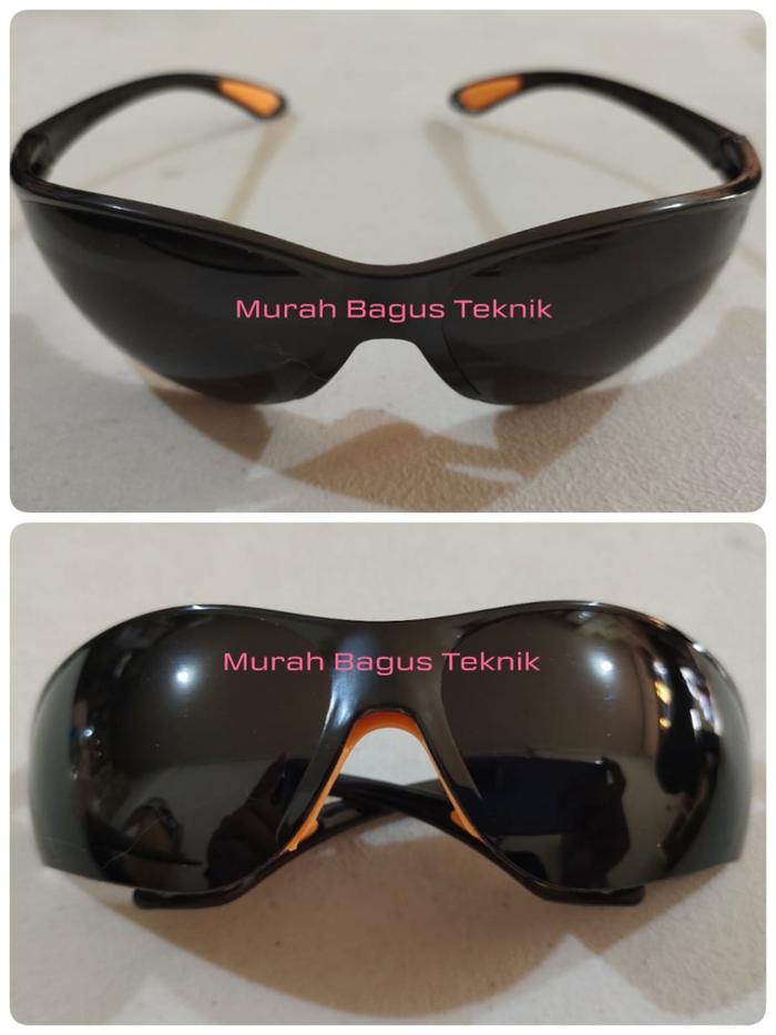 Gambar SAFETY GOGGLES BLACK MODEL FASHION KACAMATA LAS - Fashion Black dari MURAH BAGUS TEKNIK undefined Tokopedia