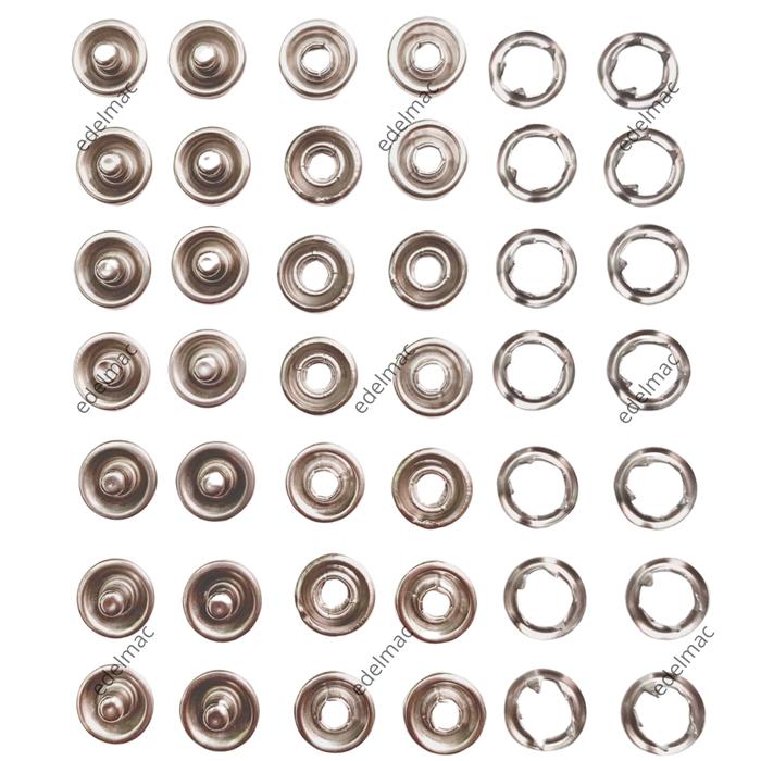 Gambar Tang Pemasang Press Pengencang Kancing Jepret Snap Button Pliers Alat Menjahit Pakaian Portable - Kancing_50pcs dari edelmac undefined Tokopedia