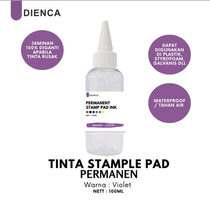 Gambar Tinta Stample Pad Permanent Dienca 100ml - Violet dari Dienca Ink Bandung undefined Tokopedia