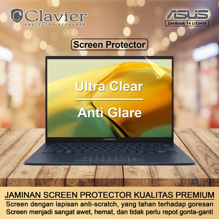 Gambar Screen Protector Anti Gores Asus ZenBook 14 UX3405 UX3405M UX3405MA - SCREEN GLARE dari Clavier Care undefined Tokopedia