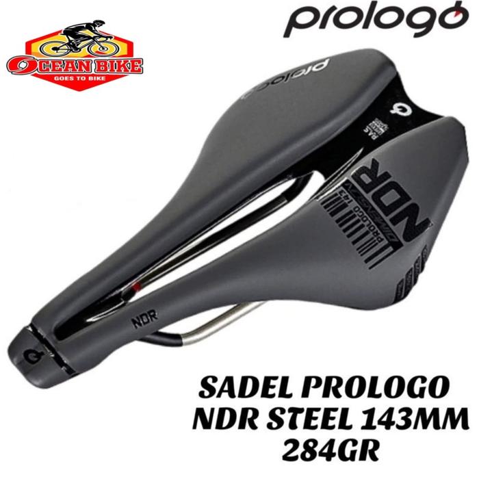 Gambar Sadel Sepeda Original Saddle Prologo Tirox Dimension 143MM Titanium - NDR Steel dari Ocean Bike Official undefined Tokopedia