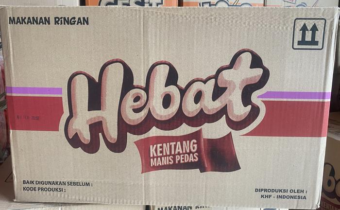 Gambar Snack Hebat Rasa Kentang Manis Pedas Eceran 2000 dari Petro Jaya Perkasa undefined Tokopedia
