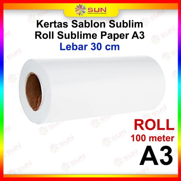 Gambar Kertas Roll Sublime Paper A3+ ( 32 cm ) 110 Gsm - SUN Colourlife Sublime ( Kertas Sablon Sublim Transfer paper dengan tinta sublim untuk Mesin Press Kaos, Mug, Lanyard, Jersey ) - ColourlifeA3 30, Jakarta dari Sun Indonesia undefined Tokopedia