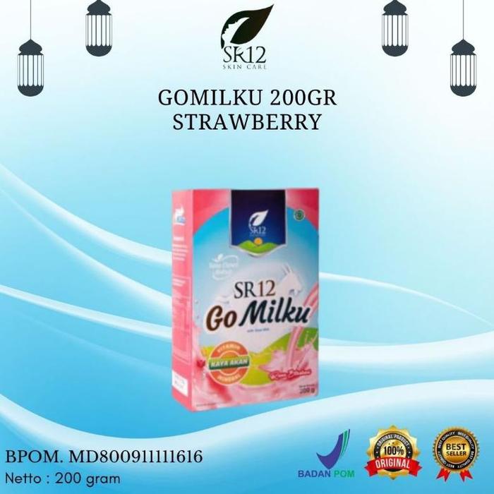 Gambar Best - Go Milku SR12 Halal Susu Kambing Etawa Gold Original Ter Promil - Strawberry 200g dari kaleona undefined Tokopedia