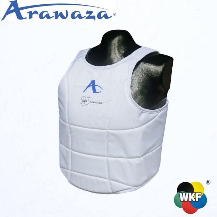 Gambar Body Protector / Chest Guard Karate Arawaza Pelindung Badan Dada - Putih, S dari Misah ofc undefined Tokopedia