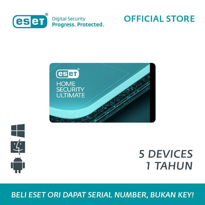 Gambar ESET HOME Security Ultimate 5 Devices - 1 Tahun dari ESET Official Store undefined Tokopedia