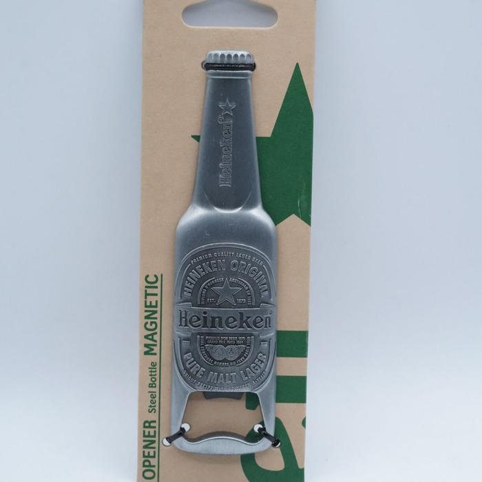 Gambar Heineken Flat Bottle Opener Magnet Kulkas Pembuka Botol Metal  Merchan dari Cobelido undefined Tokopedia