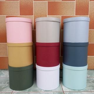 Gambar Box Bulat/Box Tabung/Bloom box - Besar (16cm), pink dari Floriti undefined Tokopedia