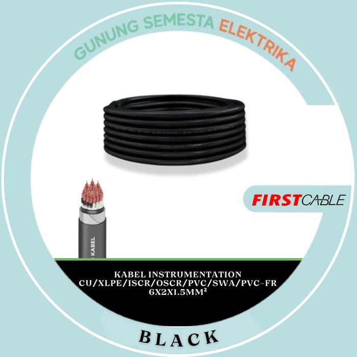 Jual KABEL INST. CU/XLPE/ISCR/OSCR/PVC/SWA/PVCFR 6x2x1.5mm2 *FIRST CABLE* Jakarta Pusat