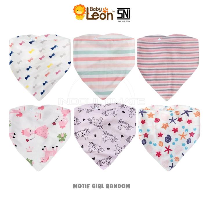 Gambar Bib Segi tiga / Slaber Segitiga bolak - balik pakai kancing Celemek Bayi - Random Girl dari Aurel Babyshop undefined Tokopedia
