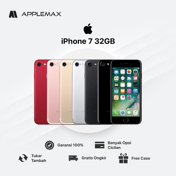 Gambar iPhone 7 32GB Second Original Fullset - SILVER, All Operator dari Applemaxid undefined Tokopedia