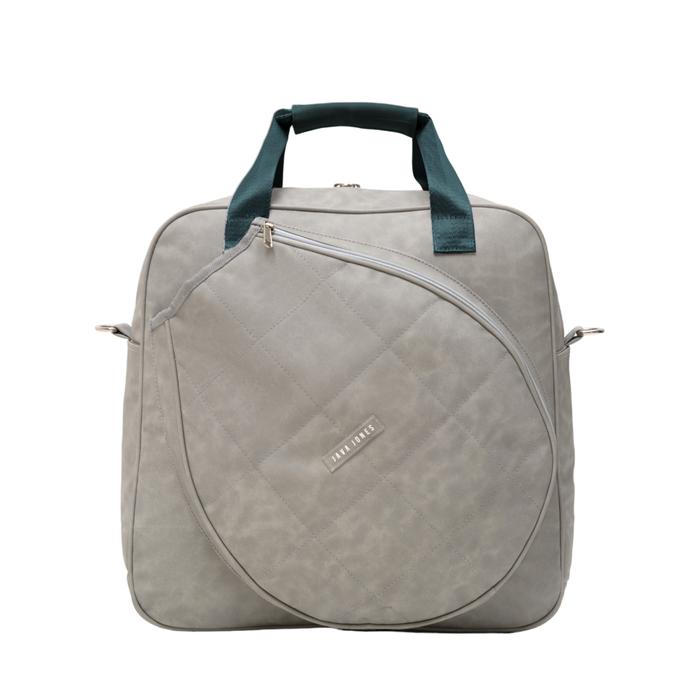 Gambar JAVAJONES Tennis Bag Two Ways Fritz Leather | Tas Selempang Tote Bag Tenis Pria Wanita - GREY-GREEN dari Java Jones Clothing undefined Tokopedia