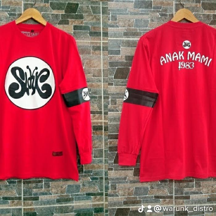 Gambar SLANK ANAK MAMII-BAJU SLANK-KAOS SLANK- 100%ORIGINAL-KAOS DISTRO - Merah 2, M dari BLUESS STORE undefined Tokopedia