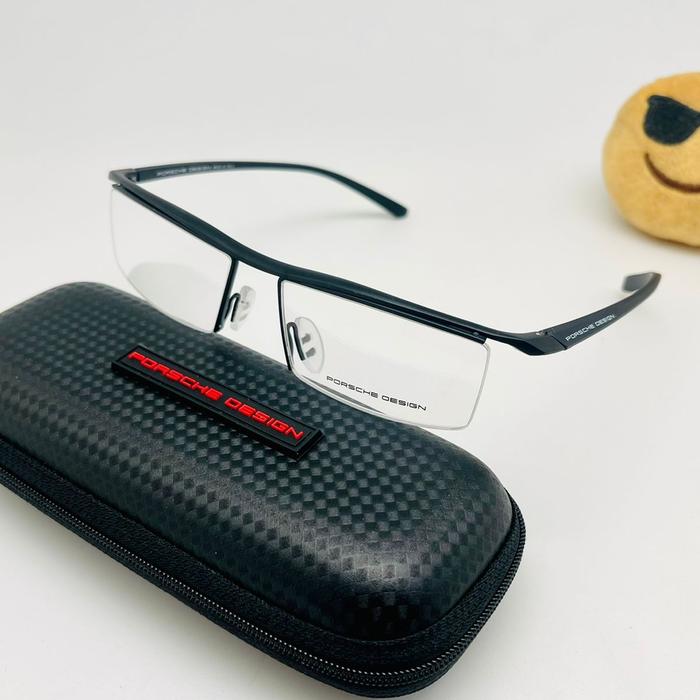 Gambar kacamata sport baca half frame Antiradiasi photocromic Bluecromic - Hitam, Blue Ray dari klinik kacamataQu undefined Tokopedia