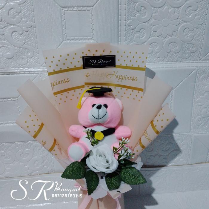 Gambar buket wisuda by SR Bouquet mewah dan lucu - Biru dari SR Bouquet&craft undefined 5 Tokopedia