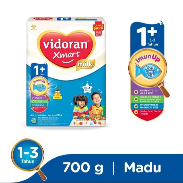 Gambar vidoran xmart 1 + Madu 700gr / susu formula / susu vidoran dari Cemilan khiran undefined Tokopedia