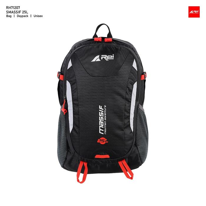 Gambar Tas Ransel Pria Smassif 25 Liter X2 Arei Outdoorgear - Hitam-Merah dari AREIOUTDOORGEAR undefined Tokopedia