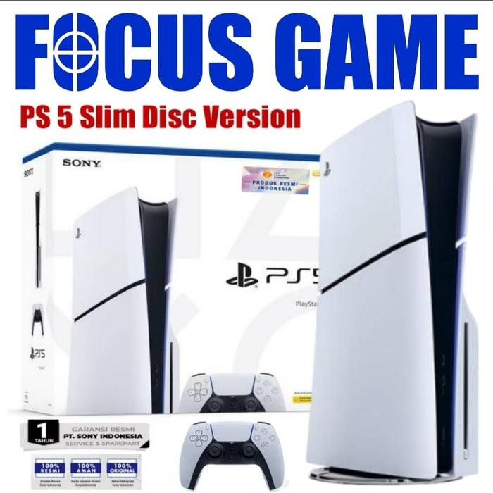 Gambar PS5 Slim Disc Digital Console Sony Playstation Model PS 5 Slim - Indo Disc Slim dari focusgame undefined Tokopedia
