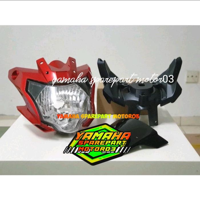 Gambar Reflektor Headlamp Lampu Depan Vixion New NVL Set Orginal yamaha - Merah dari YAMAHA SPAREPART MOTOR_NEW undefined Tokopedia