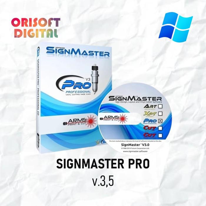 Gambar Signmaster Pro 5 Unlimited Device Software Cutting Stiker dari orisoft digital undefined Tokopedia