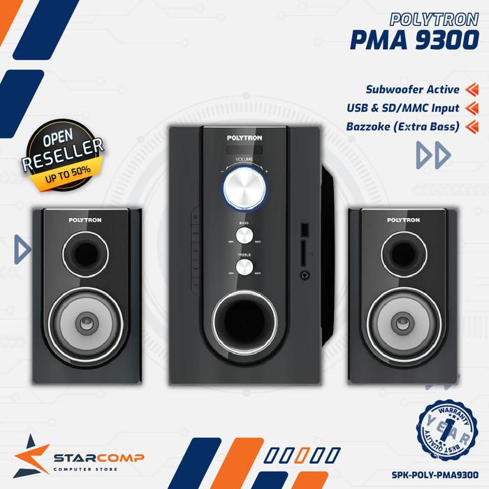 Gambar Speaker Aktif Multimedia POLYTRON PMA 9300 Bluetooth dari Starcomp Origin undefined Tokopedia