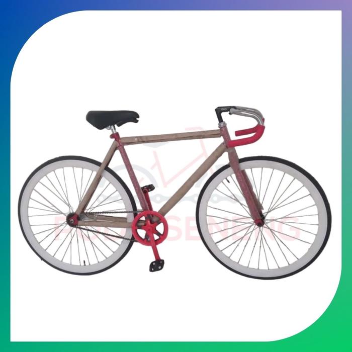 Gambar sepeda fixie dari PODO SENENG BIKE undefined Tokopedia