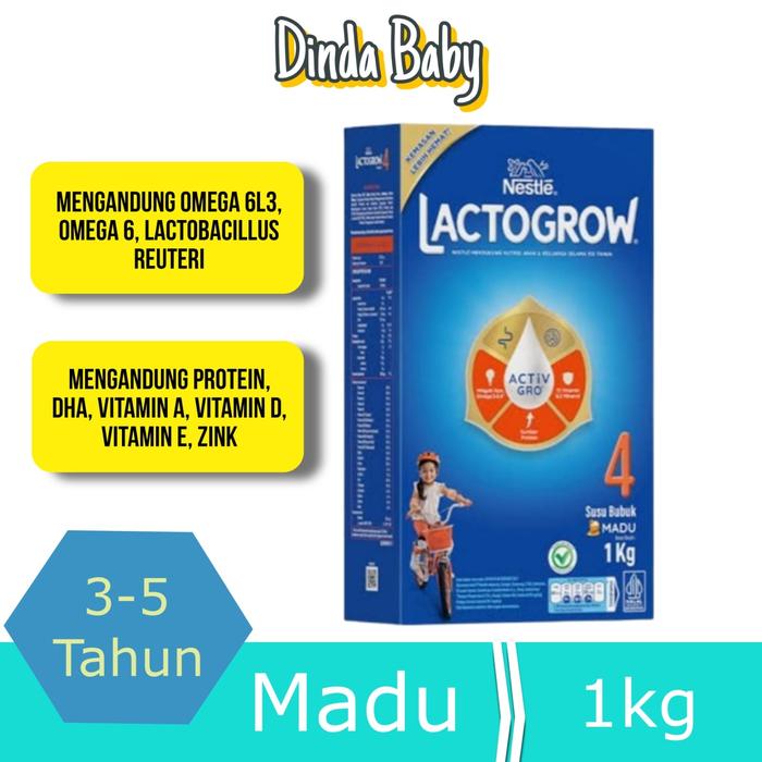 Gambar LACTOGROW 4 MADU 1KG dari DindaBaby undefined Tokopedia
