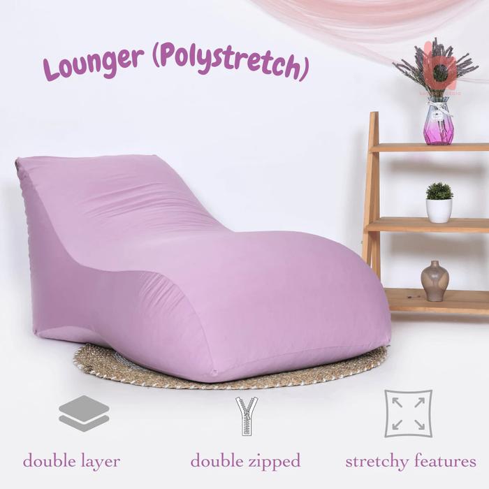 Gambar Bean Bag LOUNGER / Sofa Lounger Panjang Size Jumbo Dewasa Siap Pakai - Polystrech dari grosir indo javanesia undefined Tokopedia