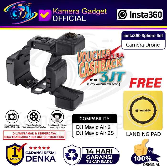 Gambar Insta360 Sphere Invisible Drone Paket Bundling Drone Garansi Resmi - SPHERE dari Kamera Gadget Official undefined Tokopedia