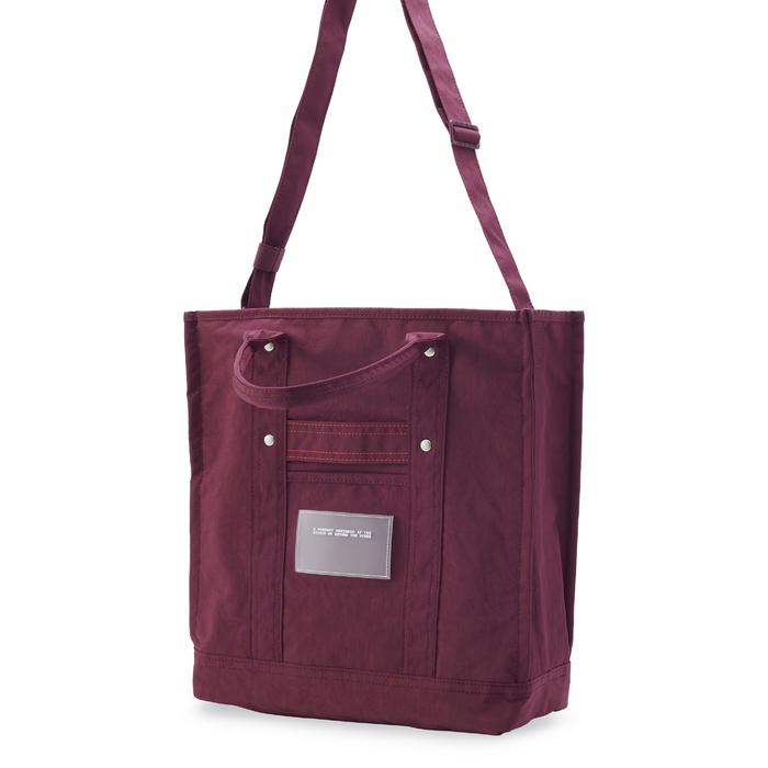 Gambar BEYOND THE VINES BTV Crunch Carryall 01/02/03 tas tote bag nylon - 02 maroon dari Thesgstuffs undefined Tokopedia
