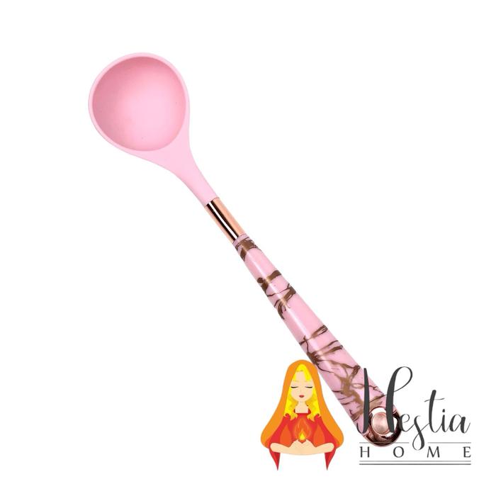 Gambar HOME PRO Alat Masak Irus Sodet Serok Gagang Marmer Pink Berkualitas - Irus  dari HESTIA HOME OFFICIAL undefined Tokopedia