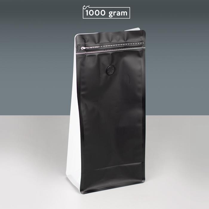 Gambar Coffee Bean Bag 1kg - Kemasan Biji Kopi - Standing Pouch Valve 1000g - Putih dari Conalli undefined Tokopedia