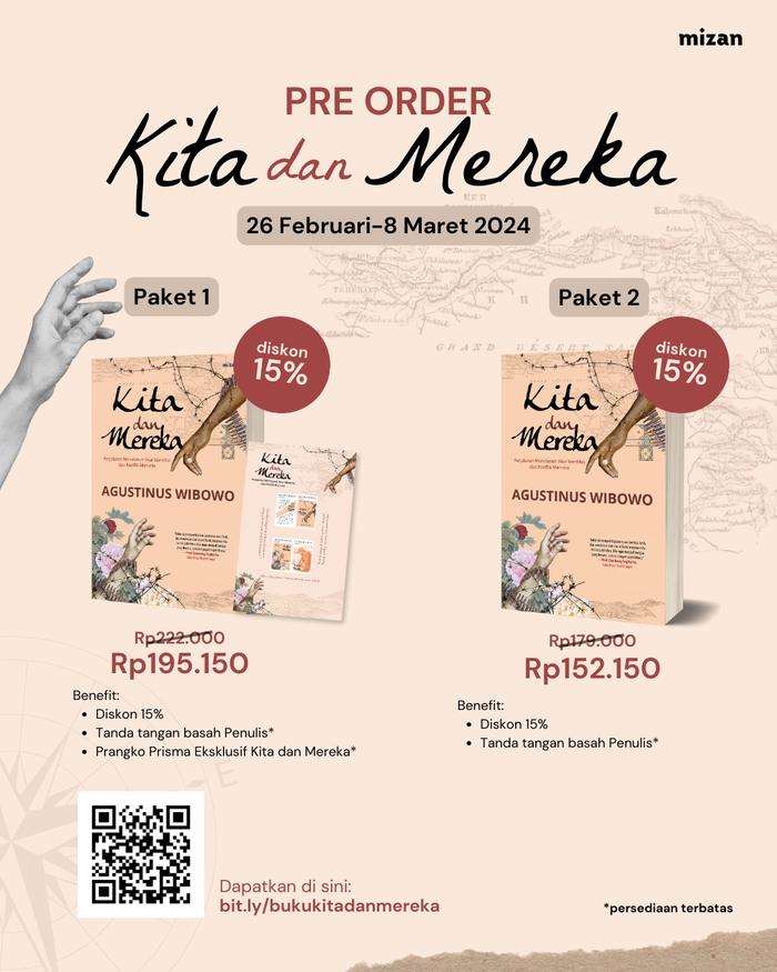Gambar Pre Order Buku Novel - Kita Dan Mereka - Agustinus Wibowo  - Mizan Pus - Paket 1 dari Bumi Fiksi Makassar undefined Tokopedia