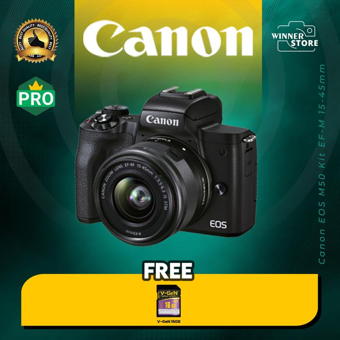 Canon M50 Canon 30mm Canon M50 With Accessories With Sigma 30mm