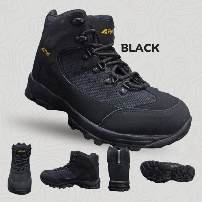 Gambar Sepatu Gunung Pria Wanita Arei Outdoor Gear Camping Hiking No Box - Black, 40 dari elden poll undefined Tokopedia