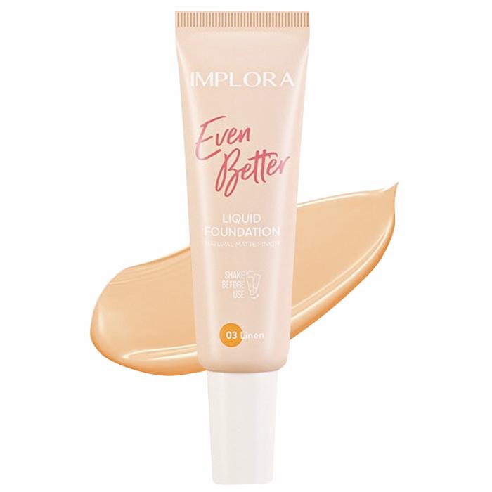 Gambar Implora Even Better Liquid Foundation - 03 Linen dari nihonmart undefined Tokopedia