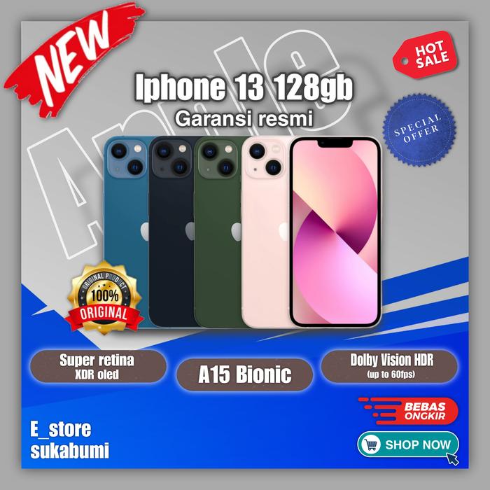 Gambar iPhone 13 128gb | new garansi resmi - Hijau, new | segel dari Tokodika_ undefined Tokopedia